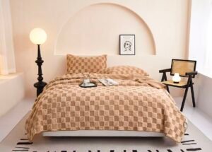 Luxury Thermal Blanket Brown
