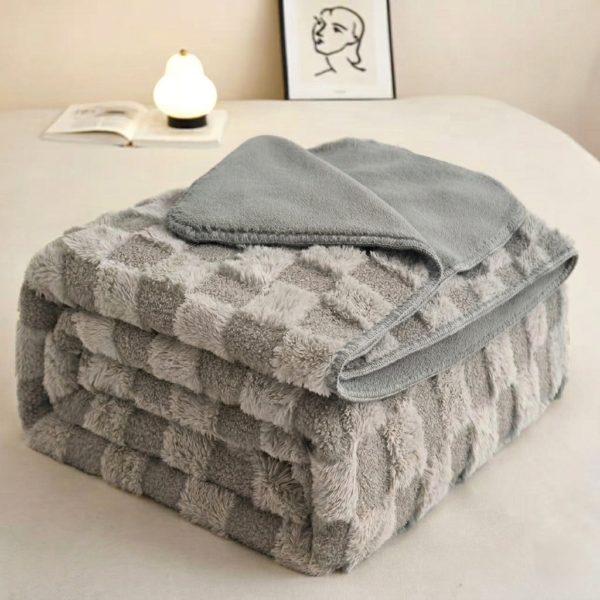 Luxury Thermal Blanket Grey