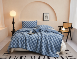 Luxury Thermal Blanket Blue