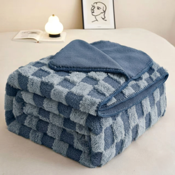 Luxury Thermal Blanket Blue